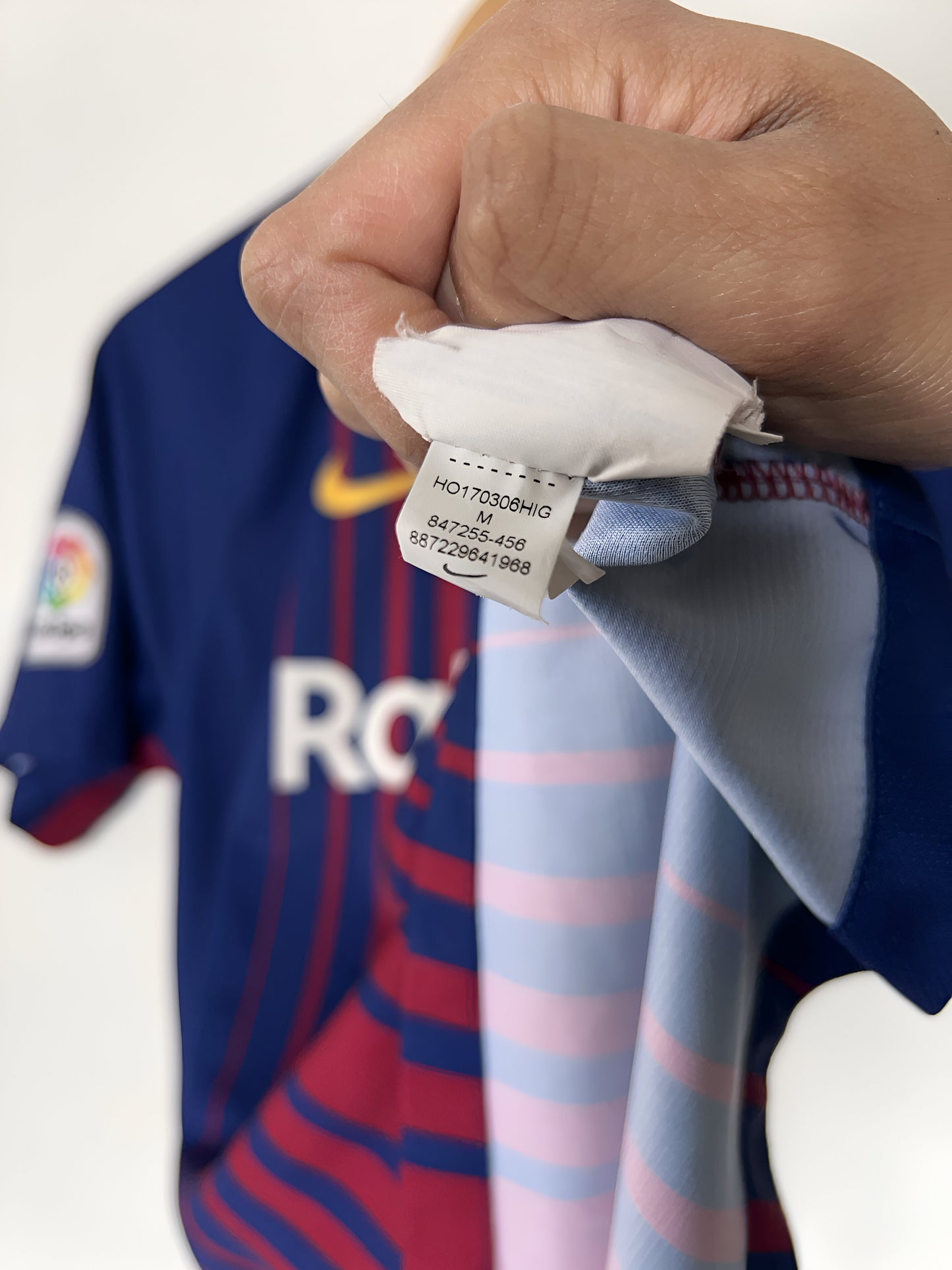 FC Barcelona 2017-18 Home Shirt, #10 Lionel Messi - M