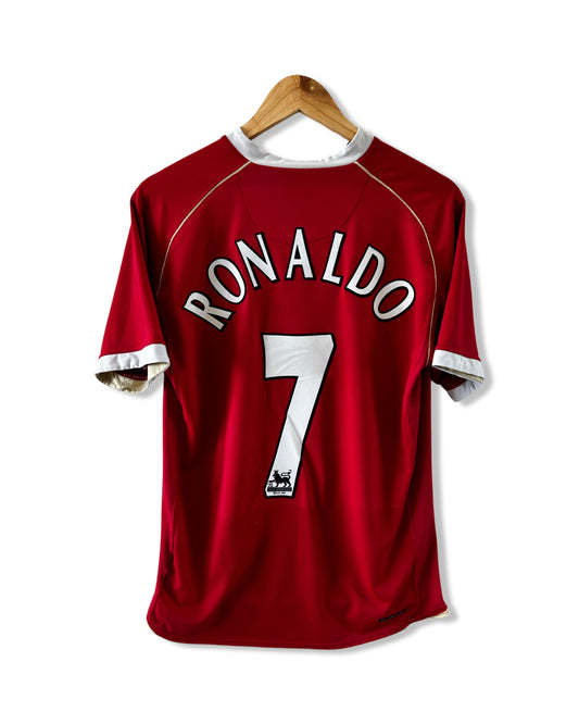 Manchester United 2006-07 Home Shirt, #7 Cristiano Ronaldo - M