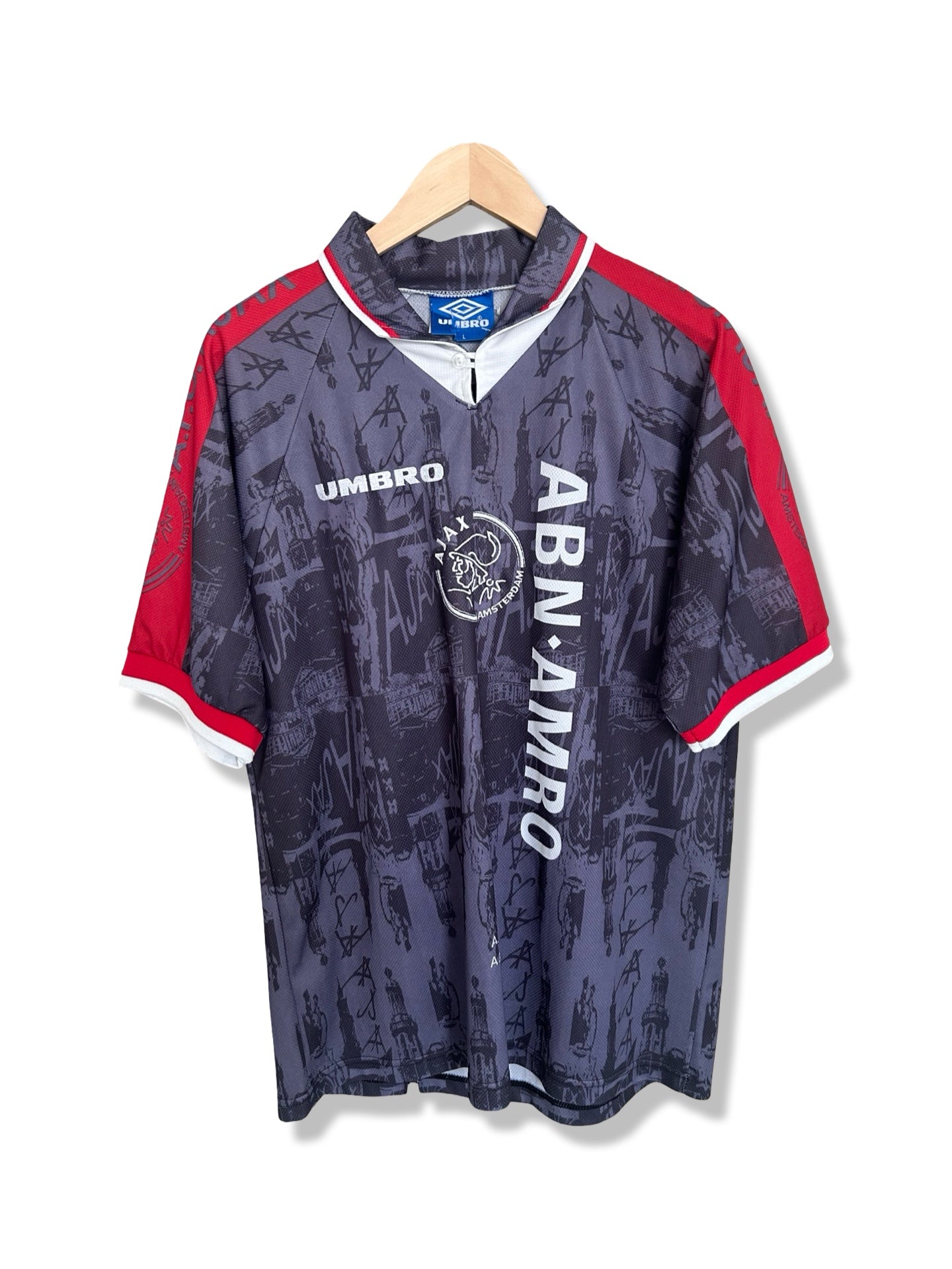 Ajax 1996-97 Away Shirt - Kluivert #9 - L