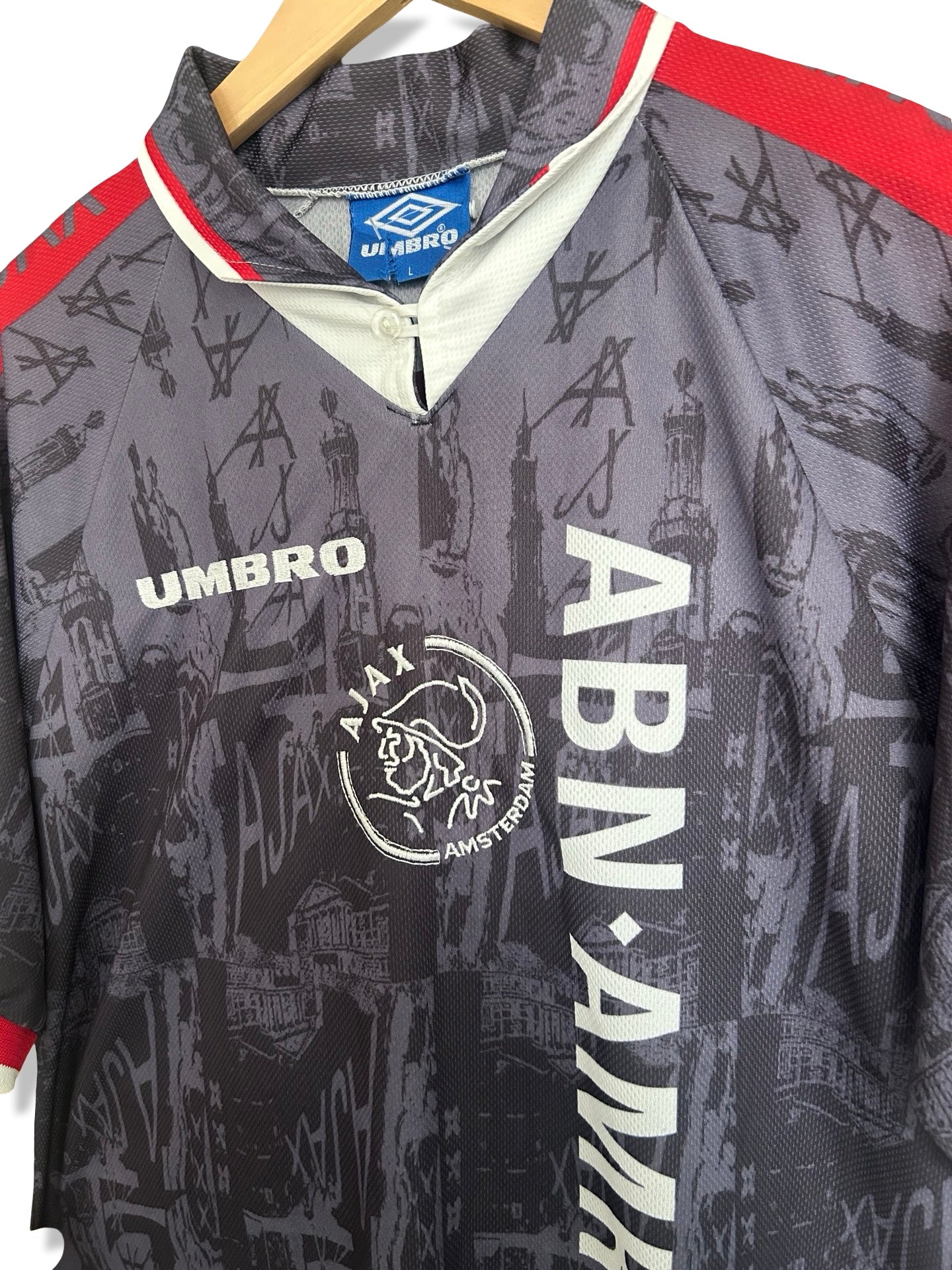 Ajax 1996-97 Away Shirt - Kluivert #9 - L
