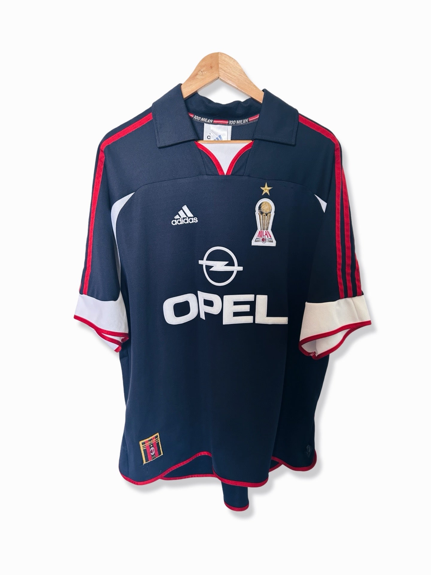 AC Milan 1999-00 Centenary Third Shirt - Shevchenko #7 - L