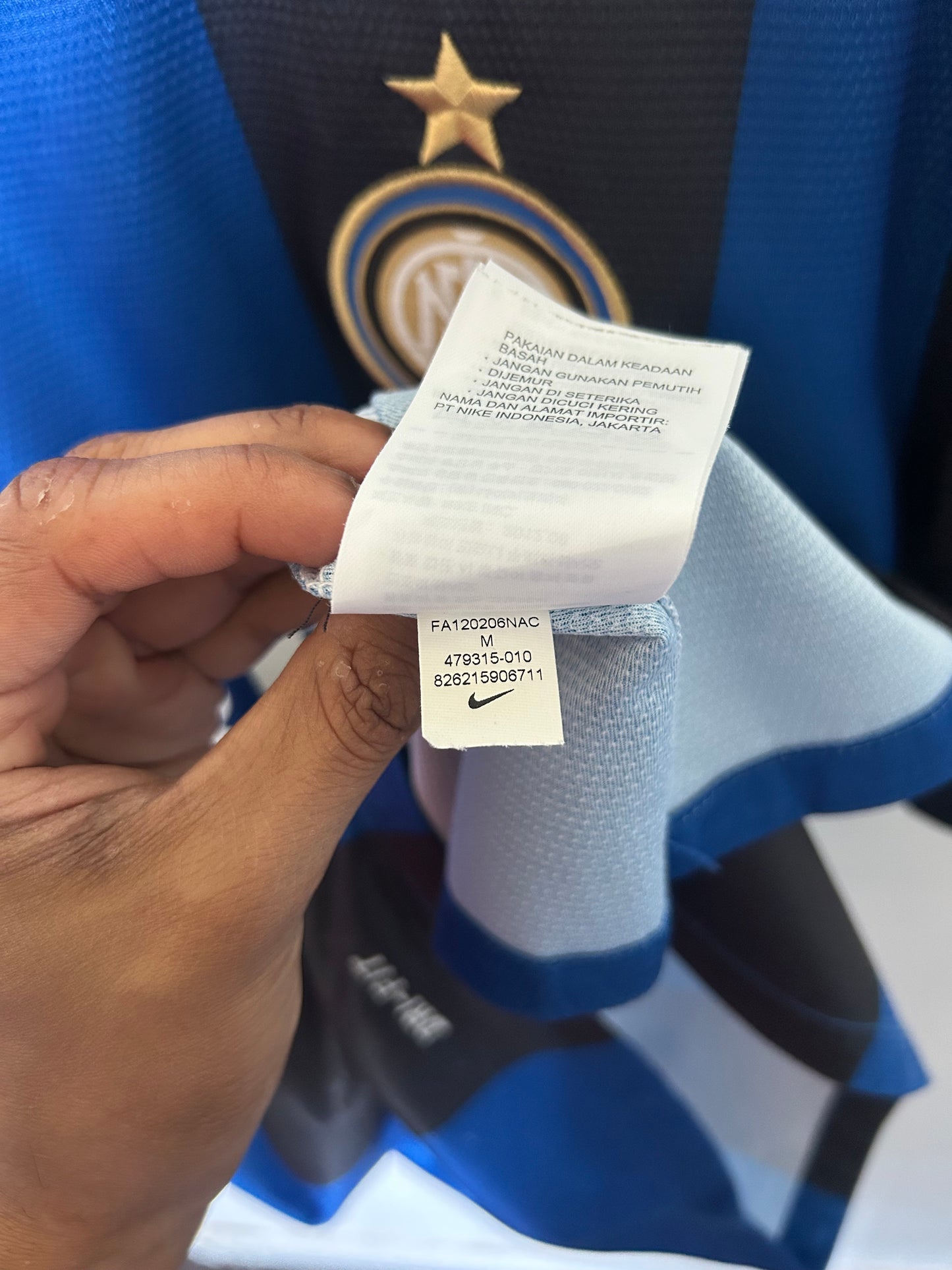 Inter Milan 2012-13 Home Shirt - J. Zanetti #4 - M