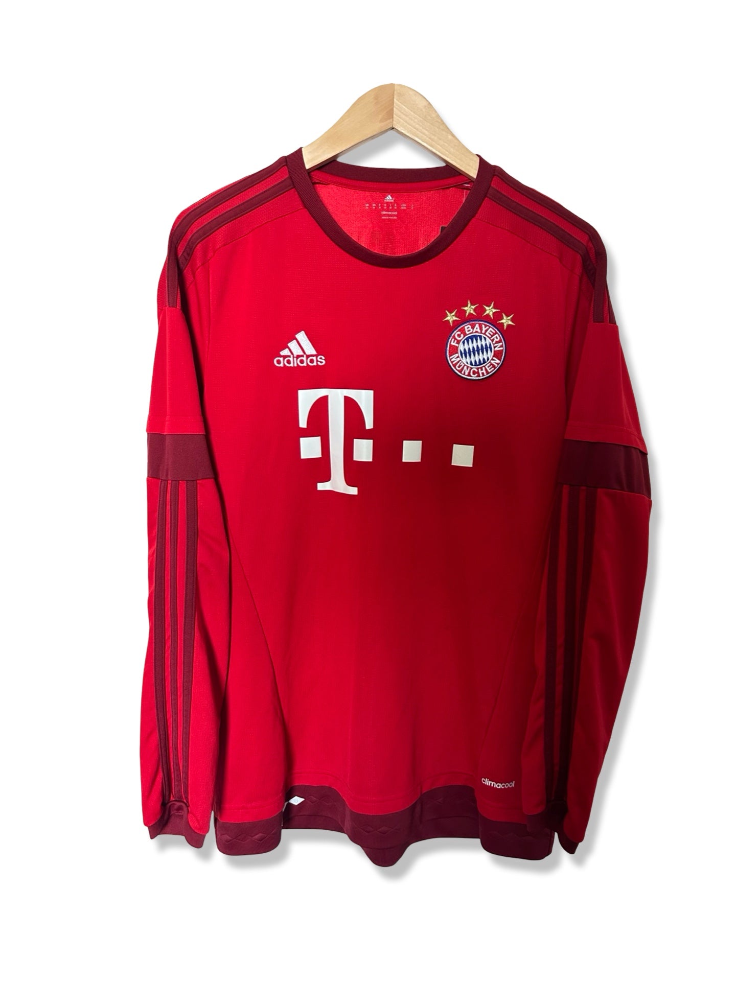 Bayern Munich 2015-16 Home Shirt L/S - Lahm #21 - M