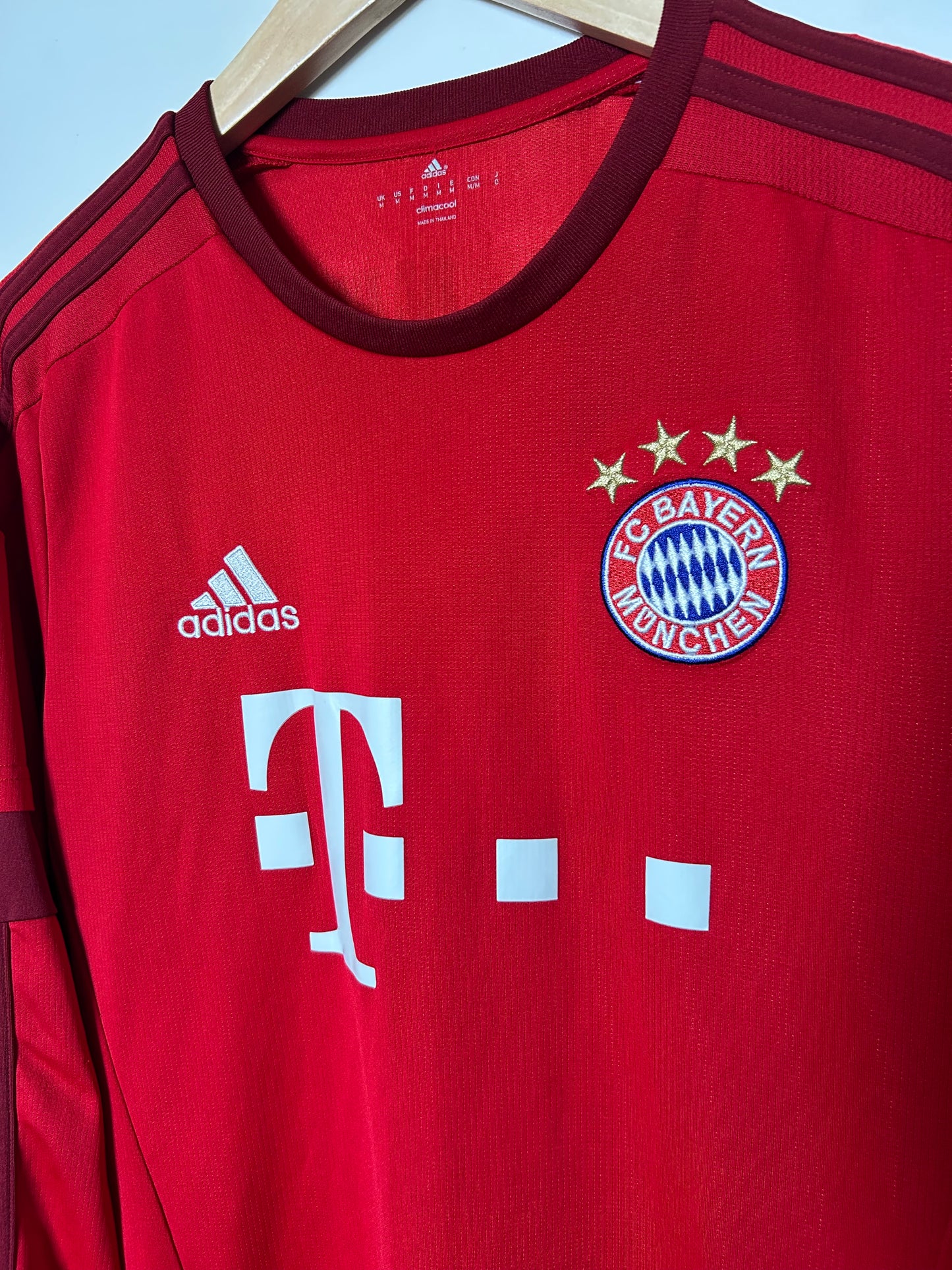 Bayern Munich 2015-16 Home Shirt L/S - Lahm #21 - M