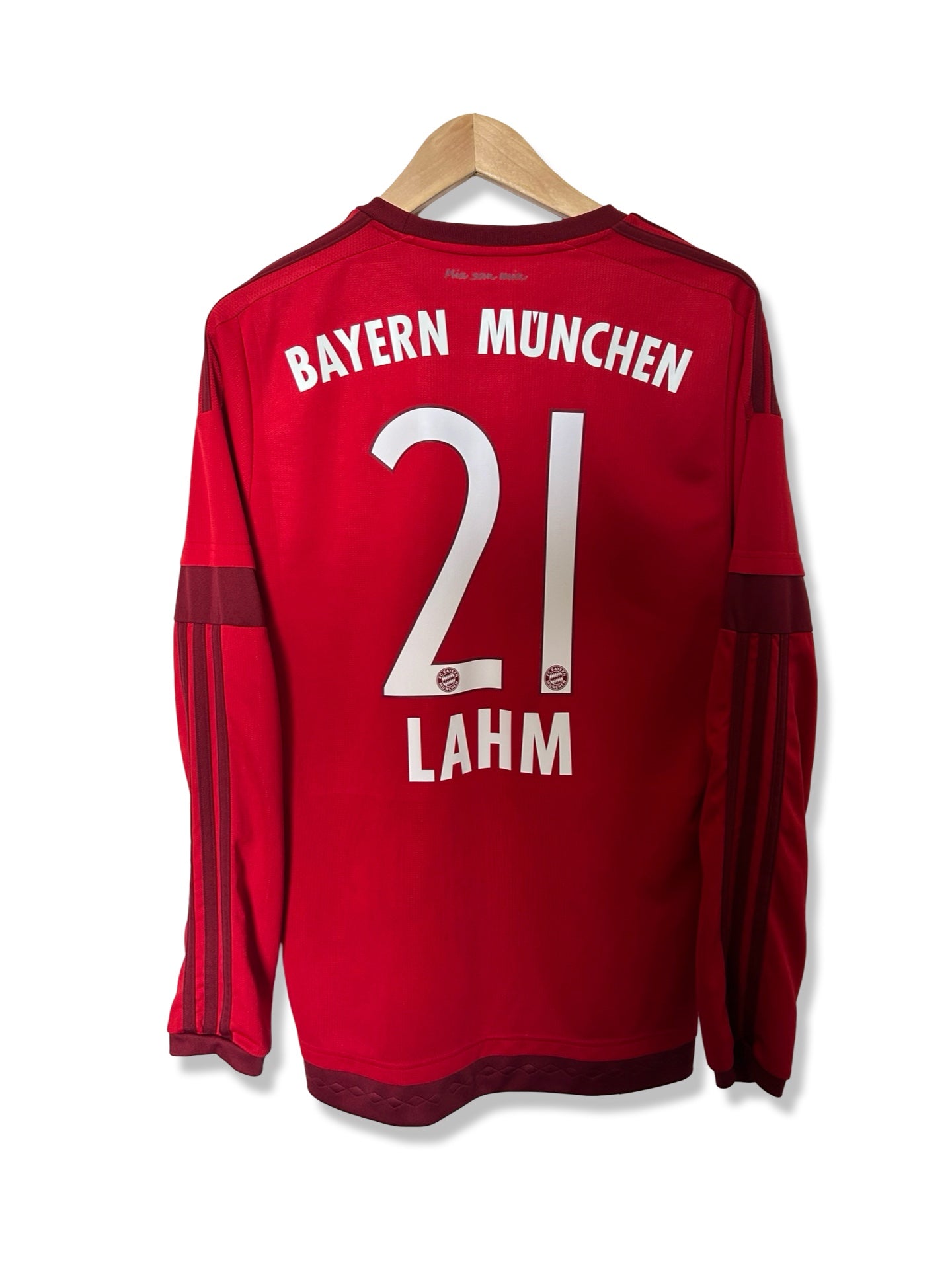 Bayern Munich 2015-16 Home Shirt L/S - Lahm #21 - M