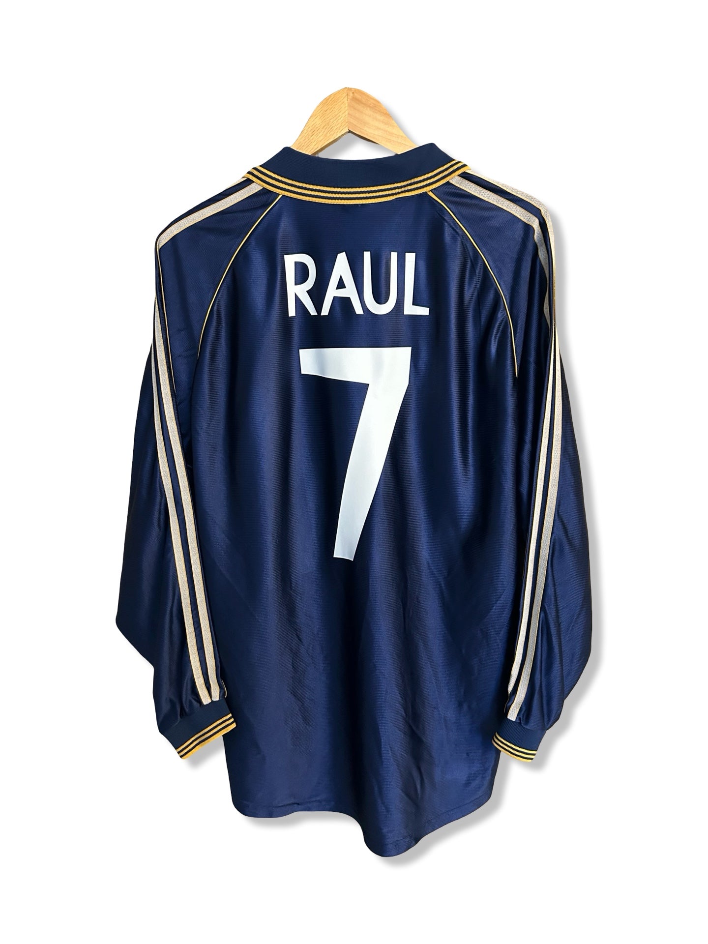 Real Madrid 1998-99 Third Shirt L/S - Raul #7 - XL