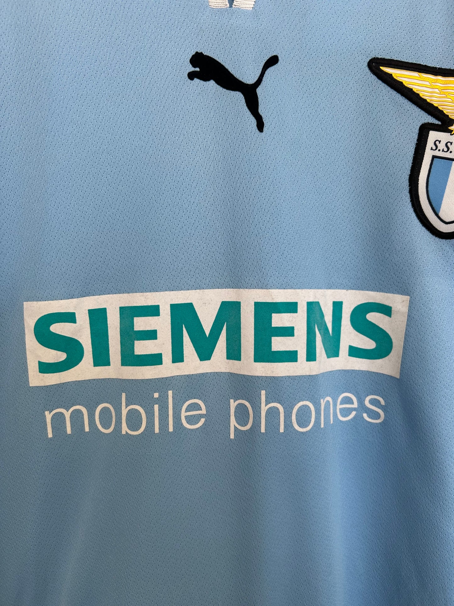 SS Lazio 2000-01 Home Shirt - Crespo #10 - L