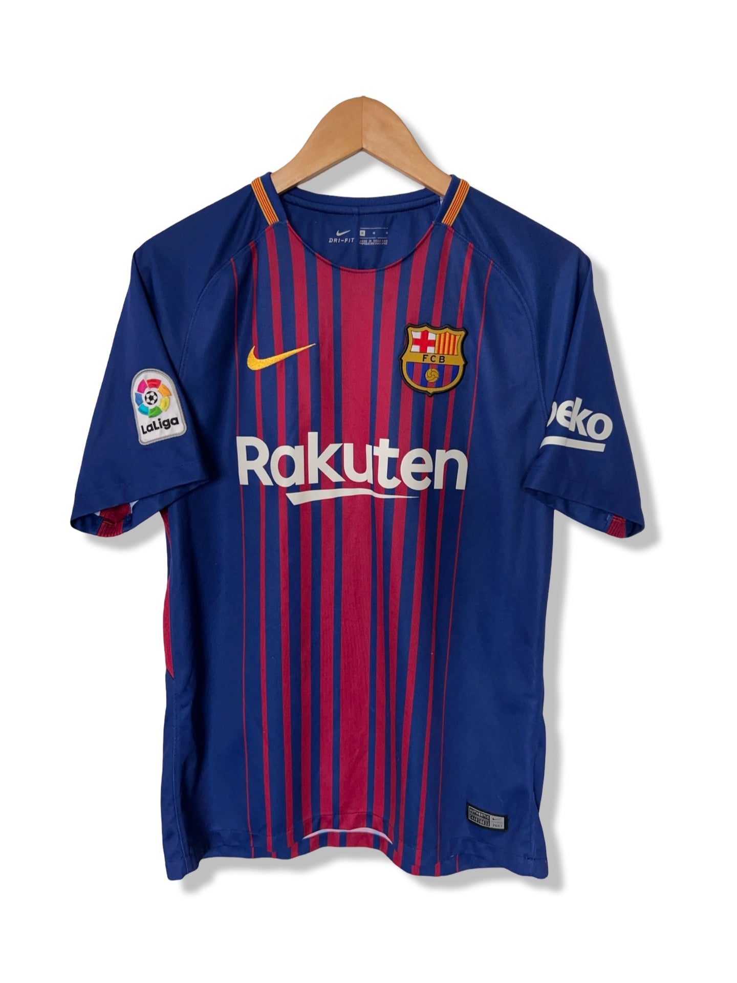 FC Barcelona 2017-18 Home Shirt, #10 Lionel Messi - M