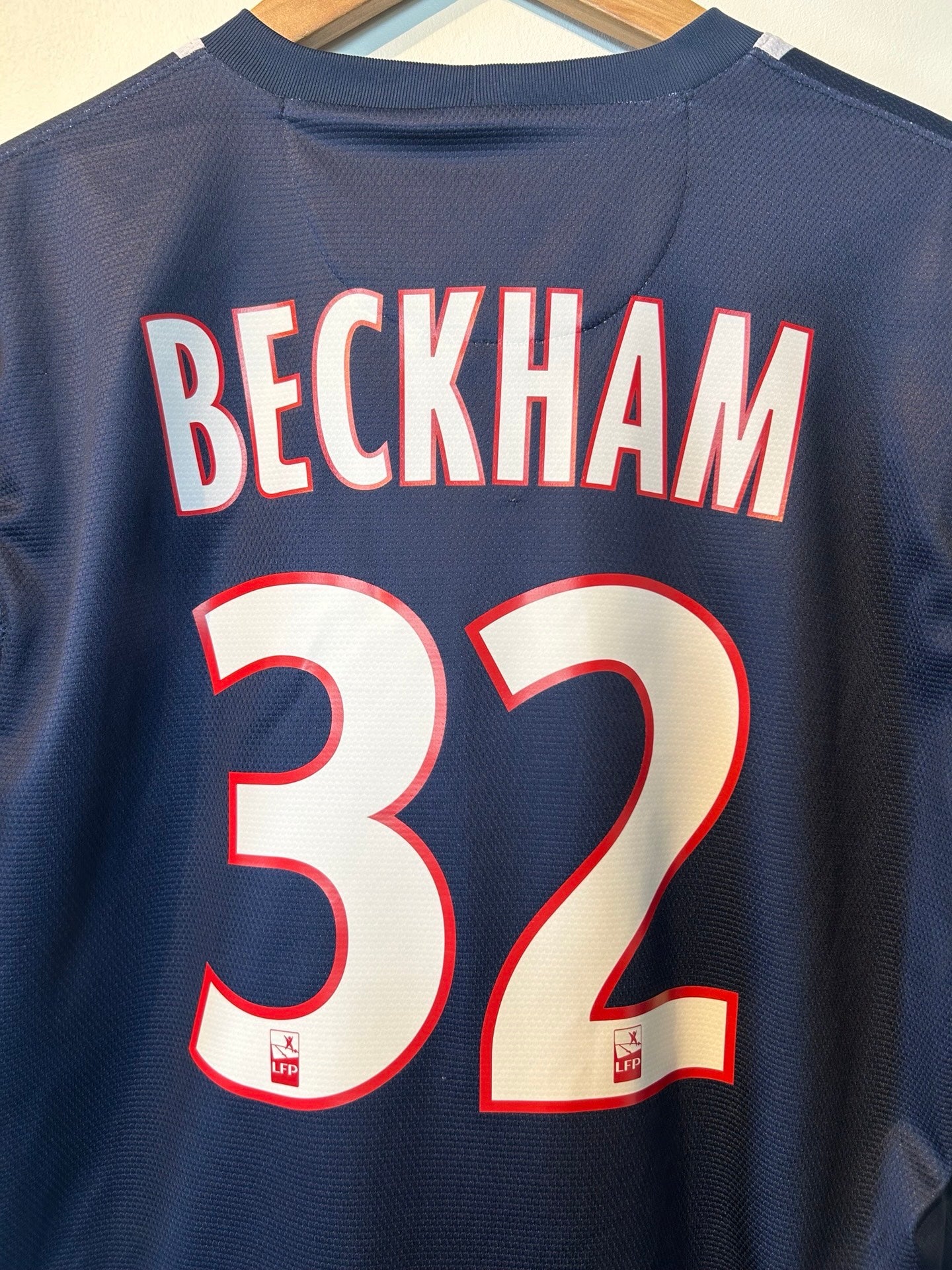 PSG 2013-14 Home Shirt, #32 David Beckham - M