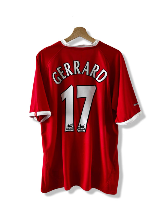 Liverpool FC 2002-03 Home Shirt, #17 Steven Gerrard - XL