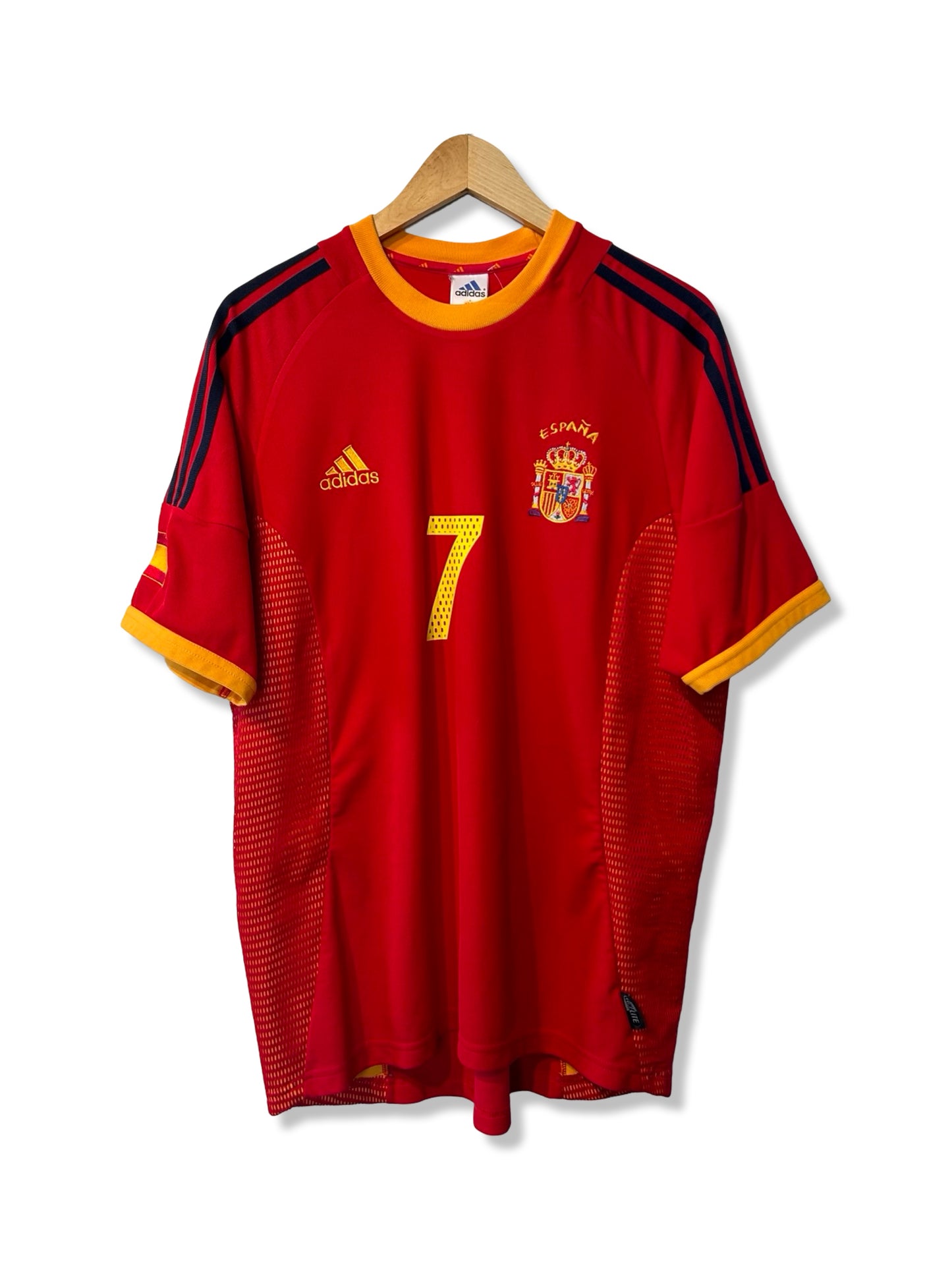 Spain 2002-04 Home Shirt, Raul #7 - M